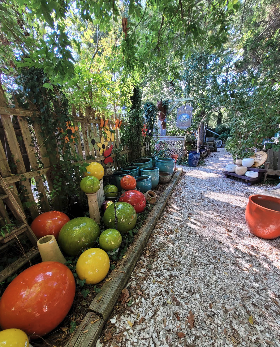 Colorful Pottery Garden